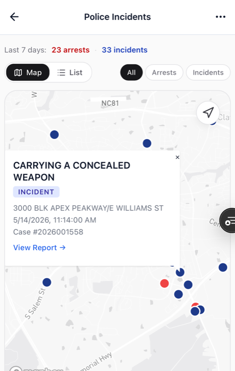 Apex Police Events