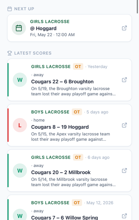 High School Sports